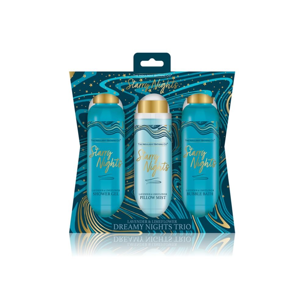 Xpel The Indulgent Bathing Co. Starry Night Dreamy Nights Trio Gift Set
