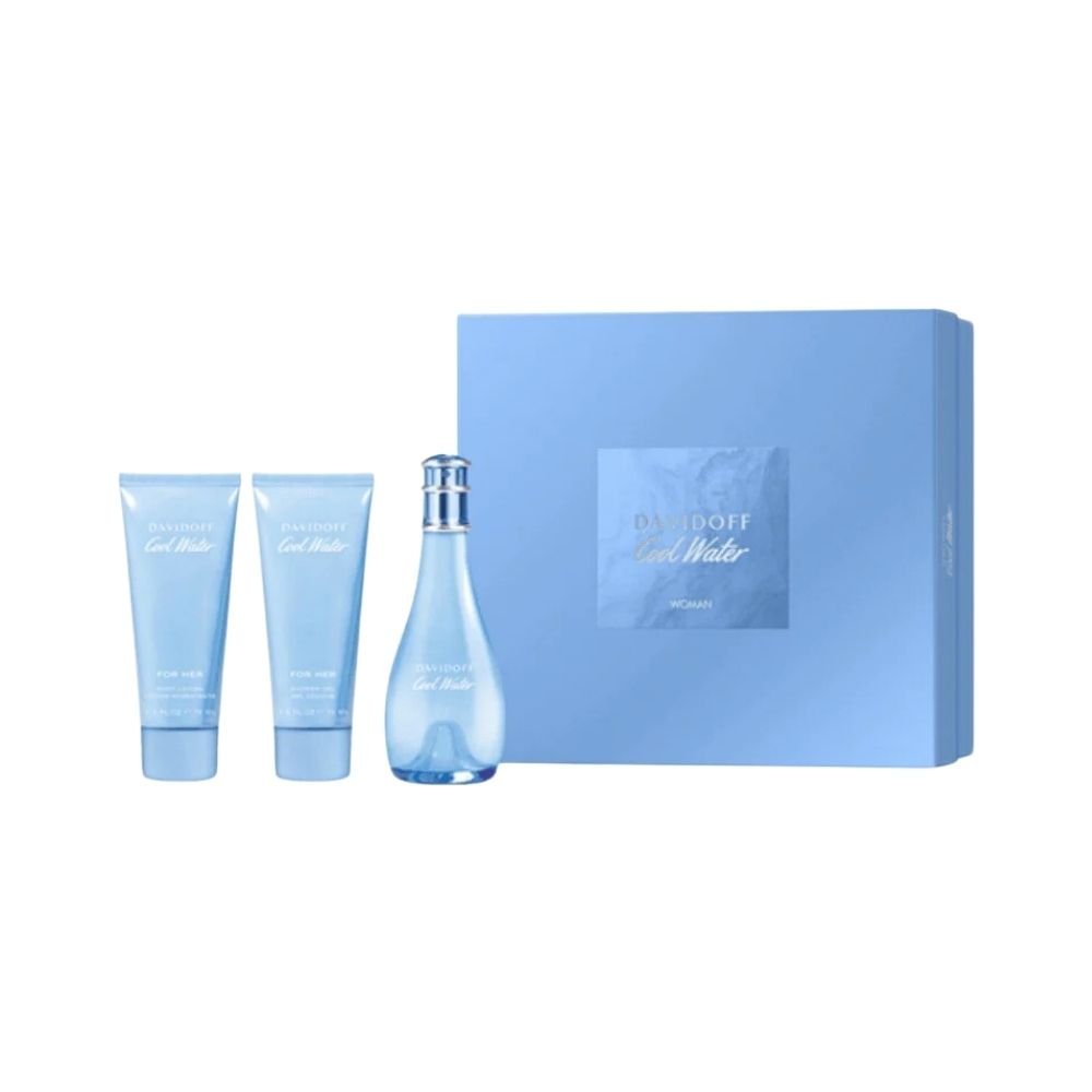 Davidoff Cool Water 100ml 3pc Gift Set
