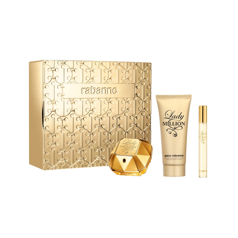 Paco Rabanne Lady Million 50ml 3pc Gift Set