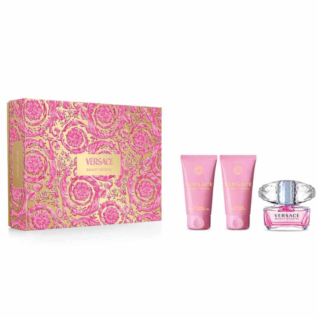 Versace Bright Crystal 50ml 3pc Gift Set