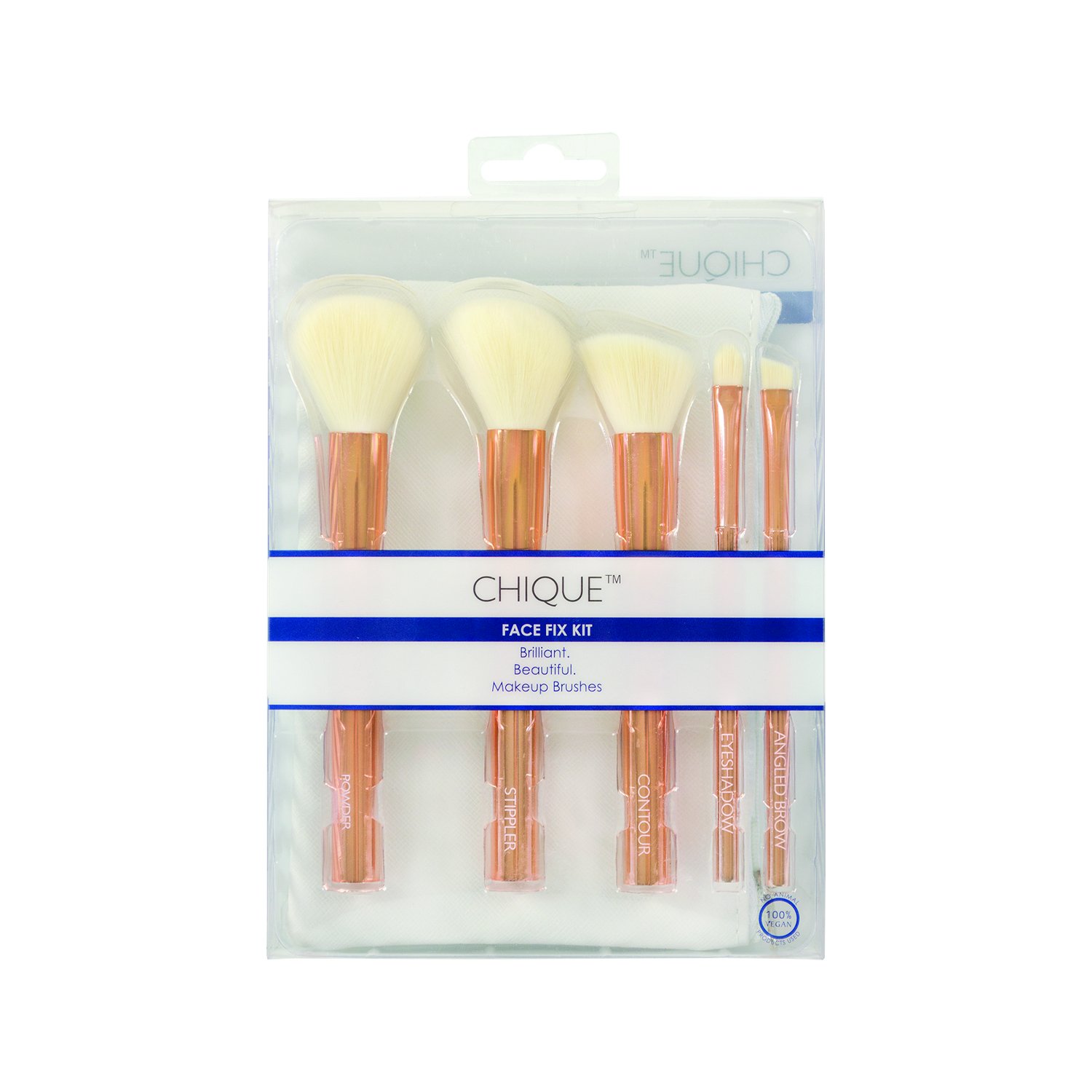 Royal And Langnickel Chique 6pc Rose Gold Face Fix Kit