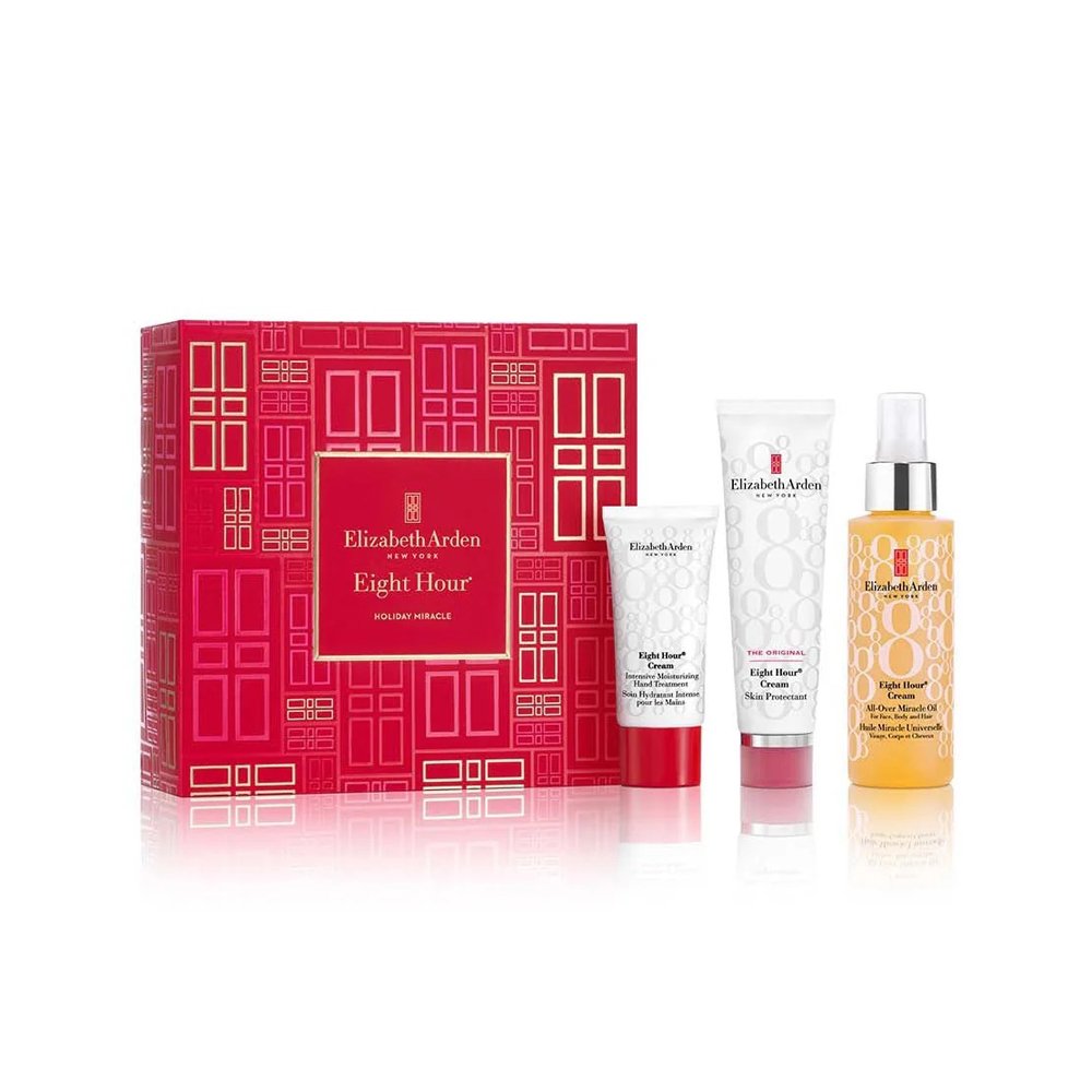 Elizabeth Arden Eight Hour Holiday Miracle 2H24 50ml 3pc Oil Gift Set