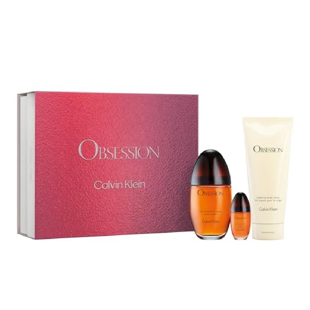 Calvin Klein Obsession 100ml 3pc Gift Set