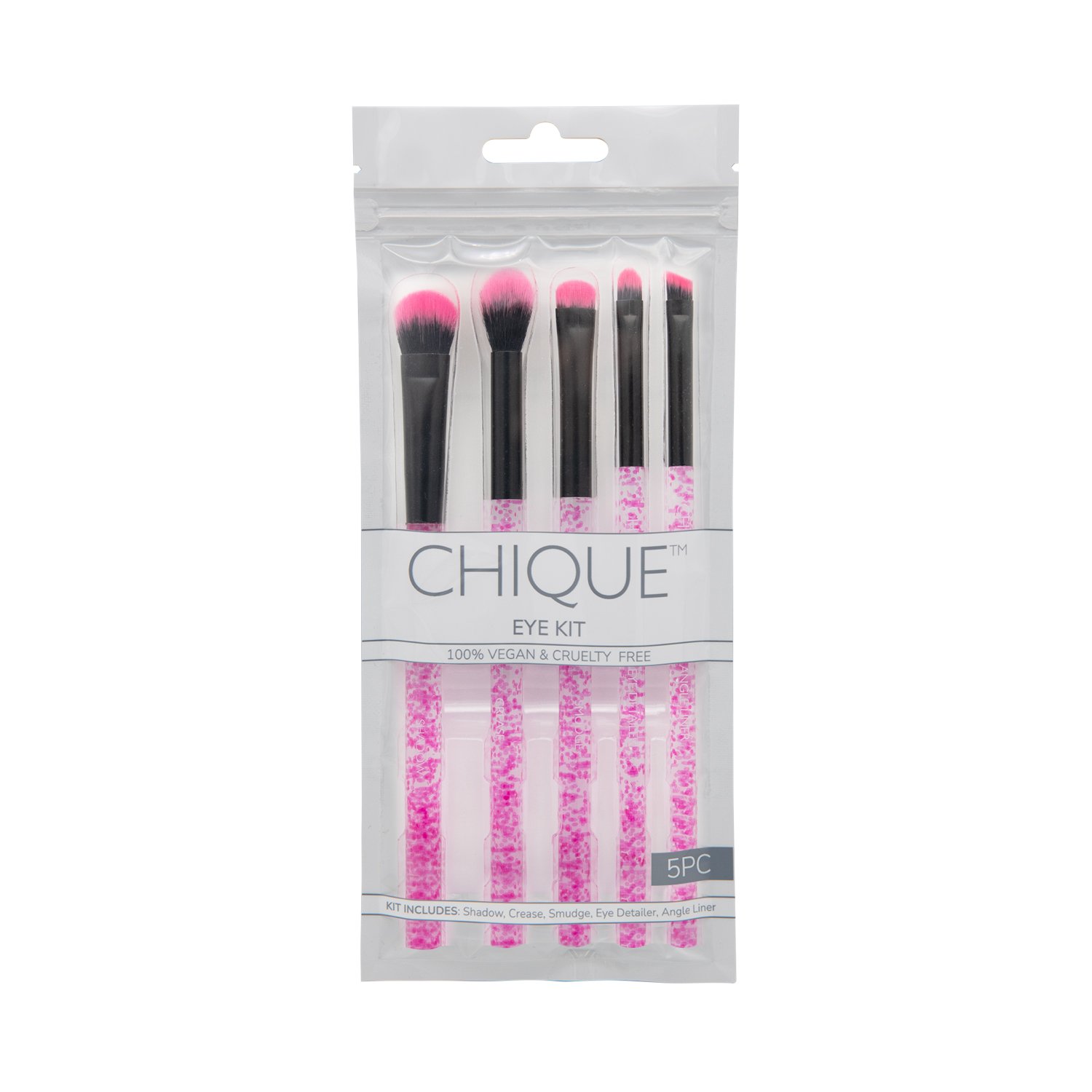 Royal And Langnickel Chique 5pc Pink Glitter Bold Eye Kit