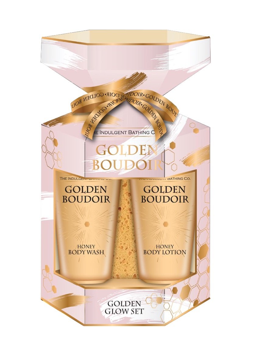 Xpel The Indulgent Bathing Co. Golden Boudoir Golden Glow Gift Set