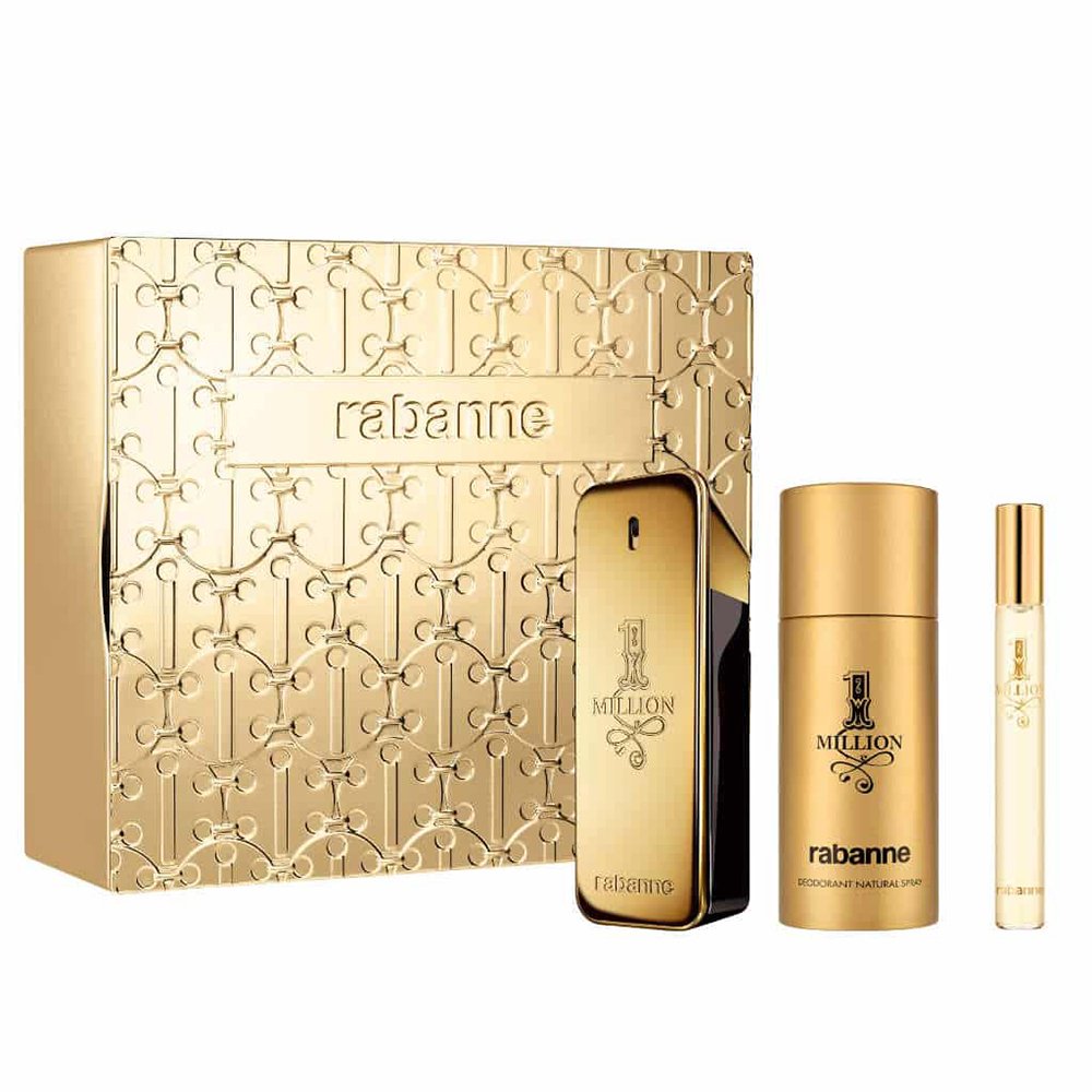 Paco Rabanne 1 Million 100ml 3pc Gift Set