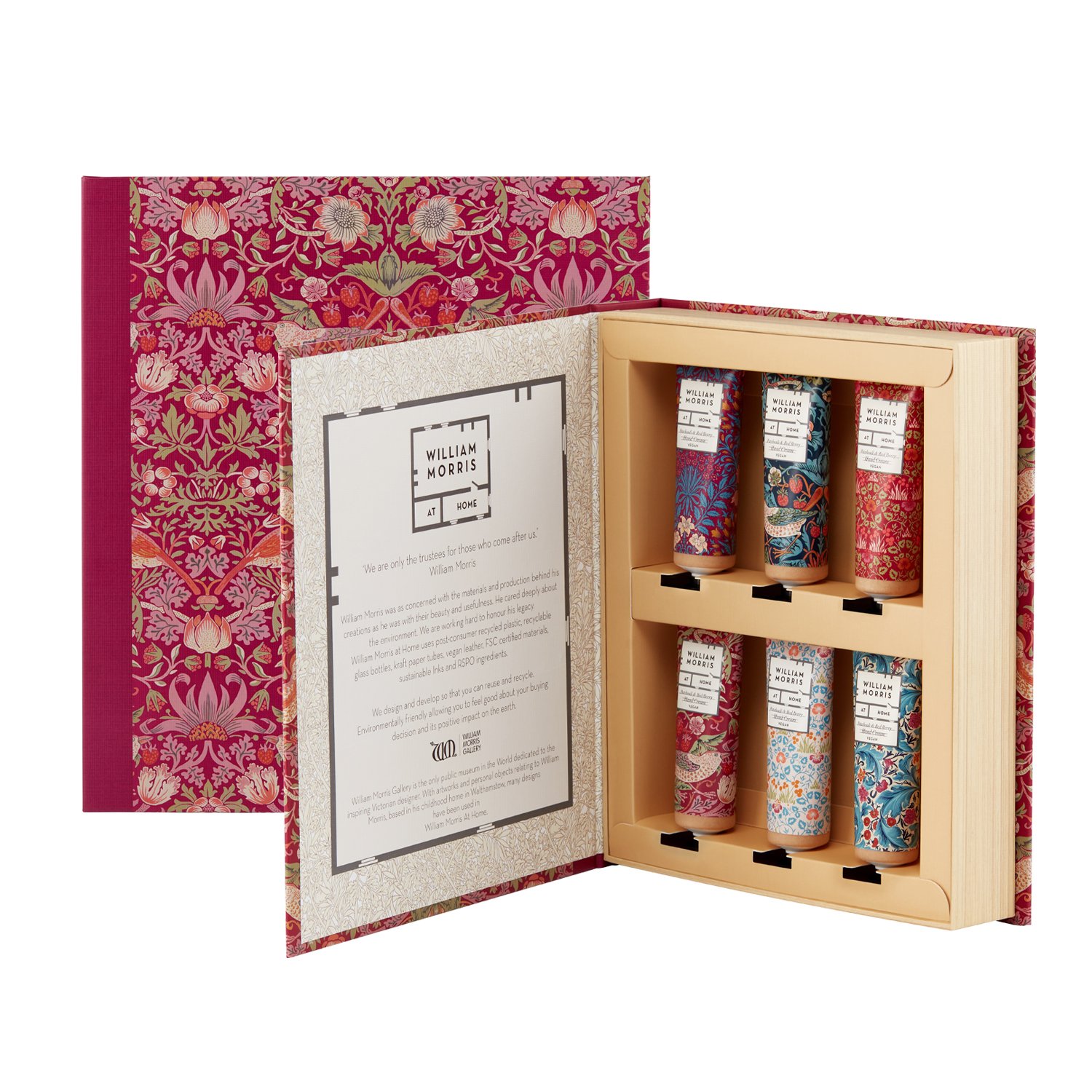 Heathcote And Ivory William Morris At Home Strawberry Thief Hand Cream Library